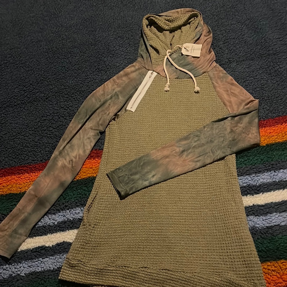 Boho Olive Lightweight Hoodie